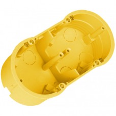 Κουτί Χωνευτό Γυψοσανίδας Διακόπτου Διπλό Φ65x2 68LA/2 Dabler Monokrousos